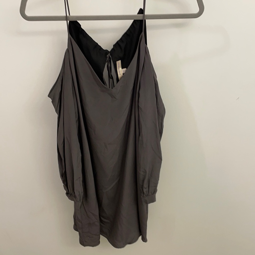 Lavender Brown Dress - Dark Grey